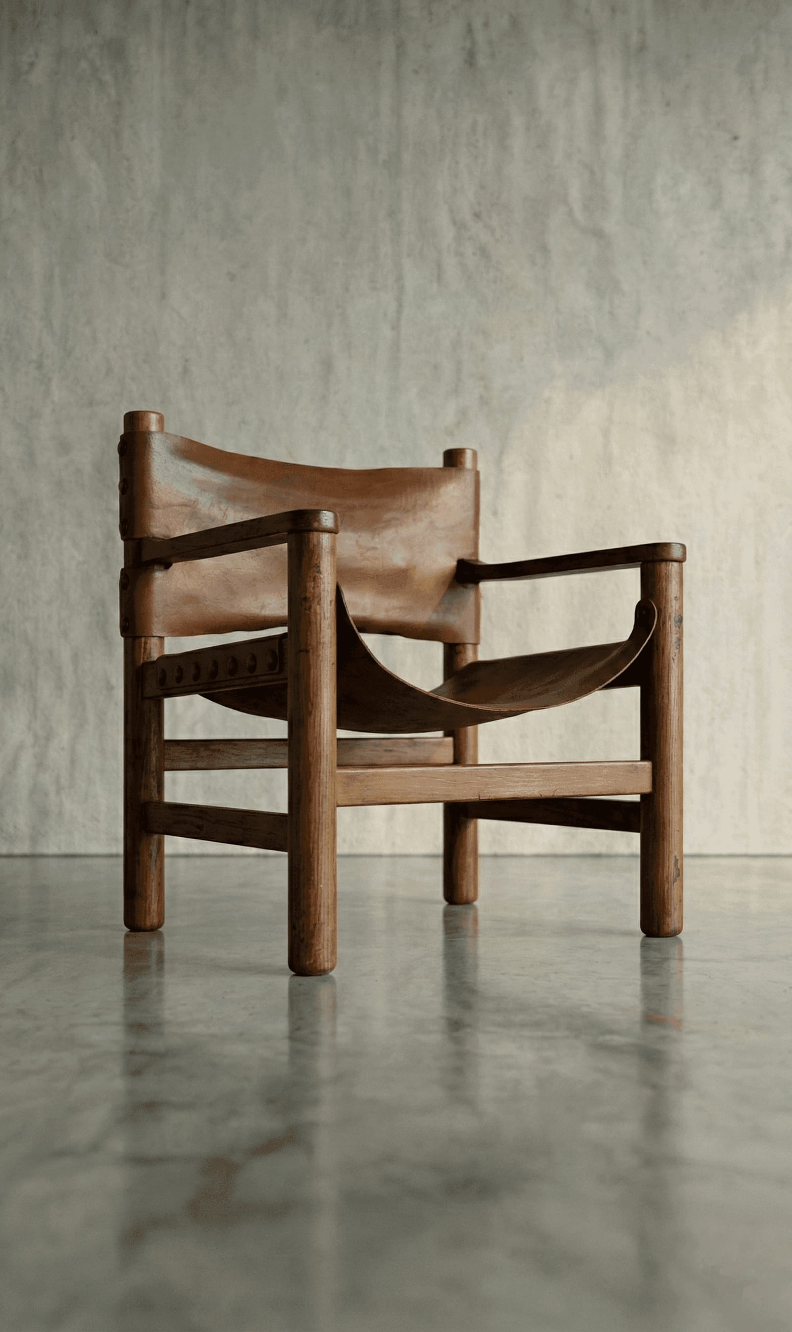 1960s Spanish Pine Armchair by Restored