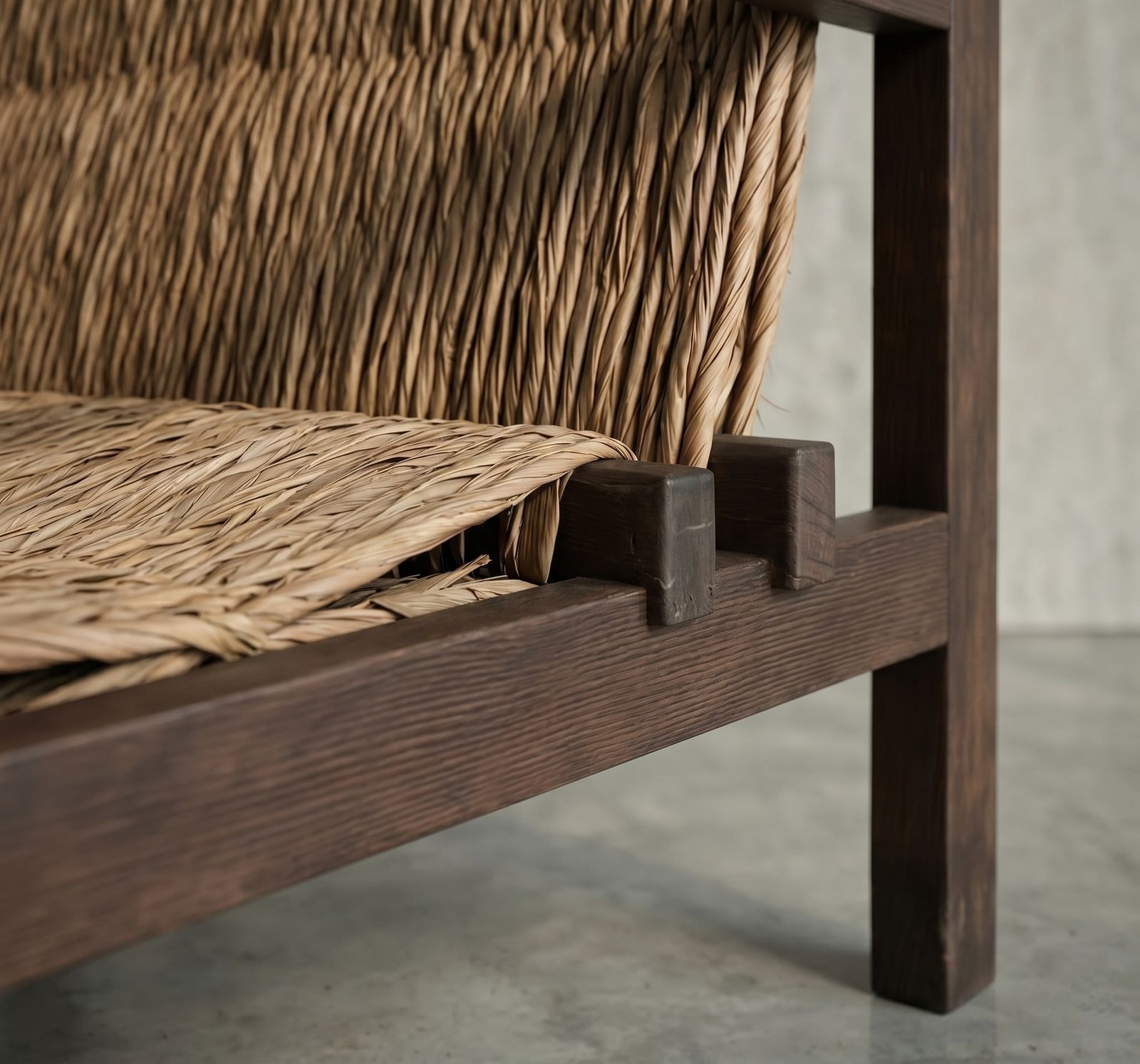Spanish Woven Fiber Armchairs, 1960s  - View 2