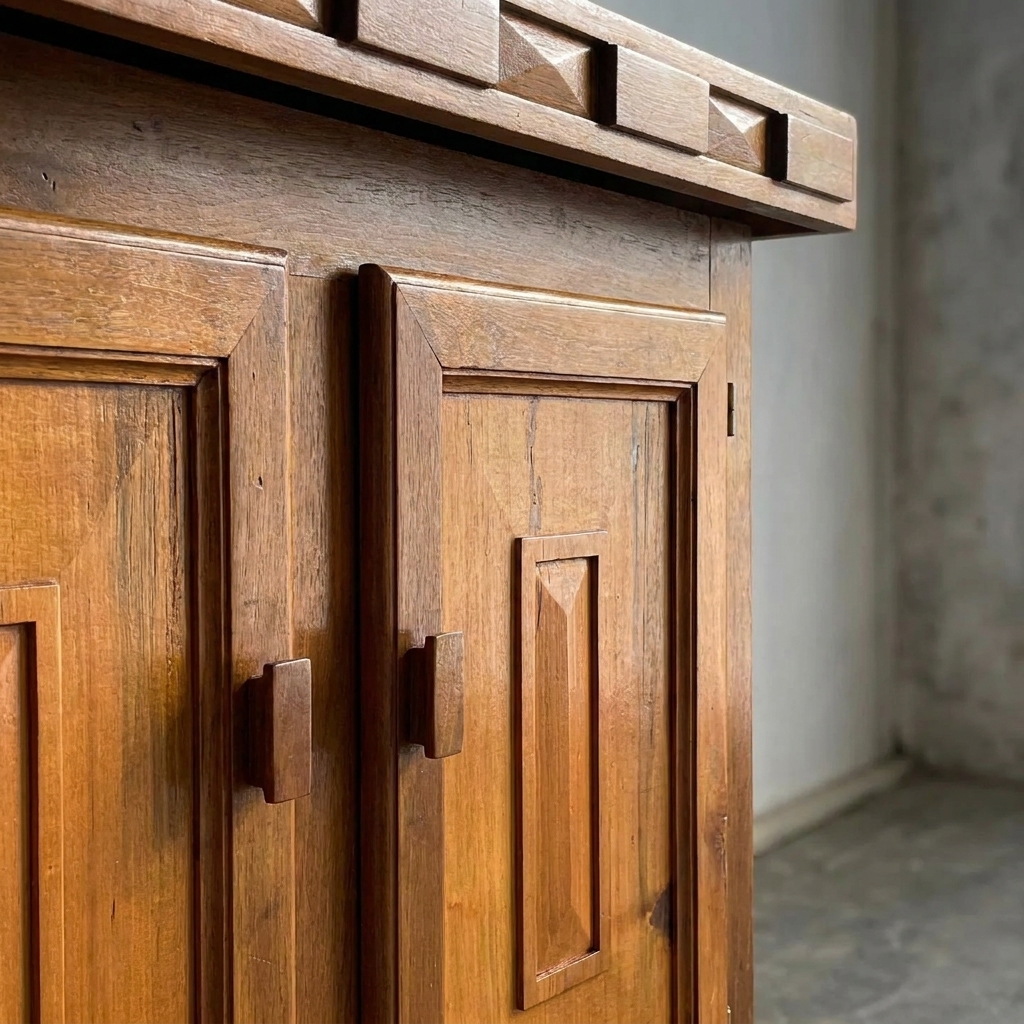 Spanish Pine Sideboard, 1960s - View 2